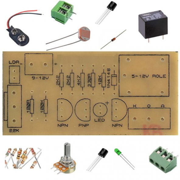 Işıkla Çalışan Anahtar Devresi - Demonte(Montesiz) ürün görseli