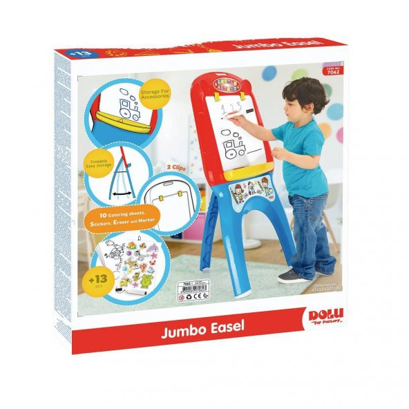 Dolu 7062 Eğitici Öğretici Motor Beceri Oyuncak Jumbo Yazı Tahtası - 6