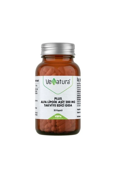 Venatura Plus Alfa Lipoik Asit 200 mg 30 Kapsül