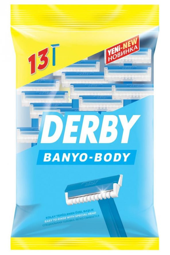 Derby Tıraş Bıçağı Banyo Body 10+3