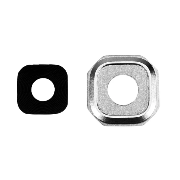 Samsung Galaxy A3 A300 Kamera Lensi Kamera Camı Çerçeveli - Gri