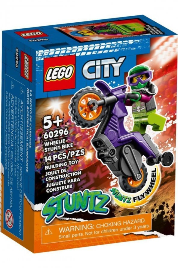 LEGO City 60296 Wheelie Stunt Bike