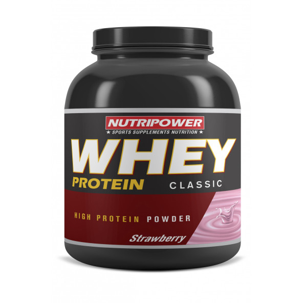 Nutripower Whey Protein Classic 2250g Çilek Aromalı 50 Servis
