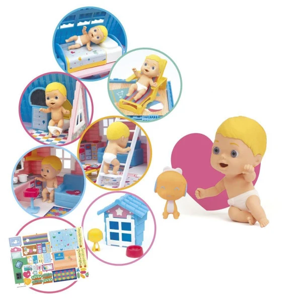 Cicciobello Amiccici 2 Katlı Aksesuarlı Ev Oyun Set - 4