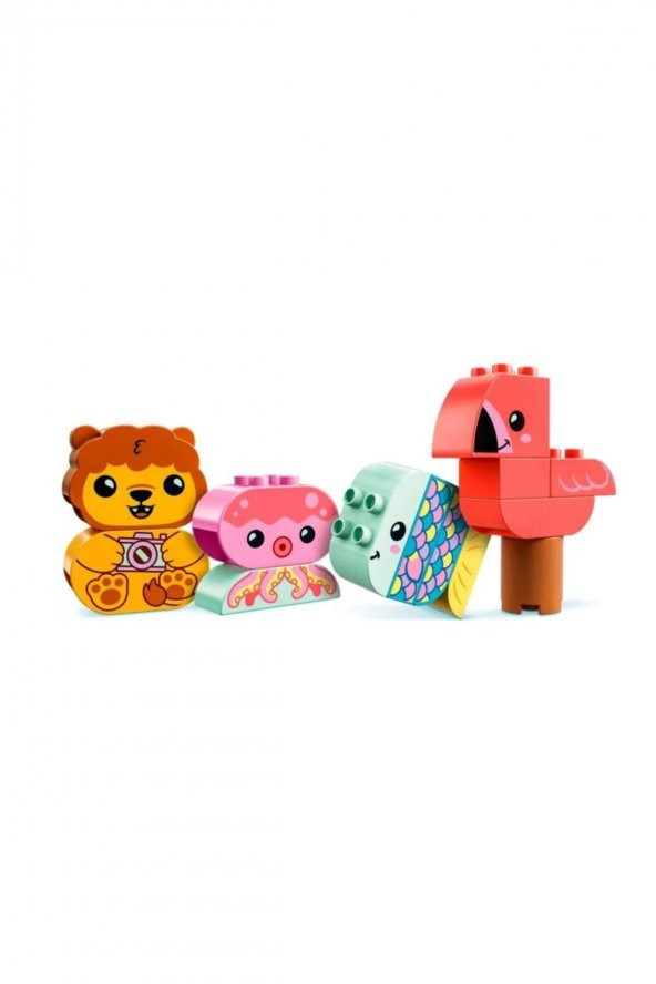LEGO 10966 ® Duplo® Banyo Zamanı Eğlencesi: Yüzen Hayvan Adası, 20 Parça, +1,5 Yaş - 5