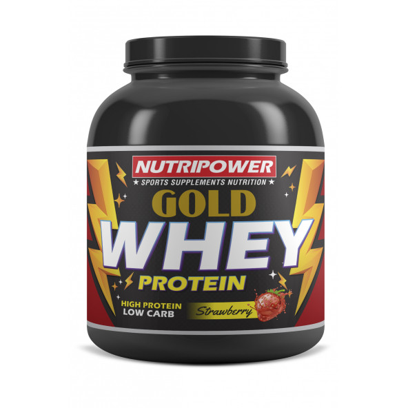 Nutripower Gold Whey Protein 2250g Çilek Aromalı 75 Servis
