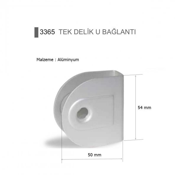Islak Hacim Kompakt Wc Kabin Alüminyum U Bağlantı - 2