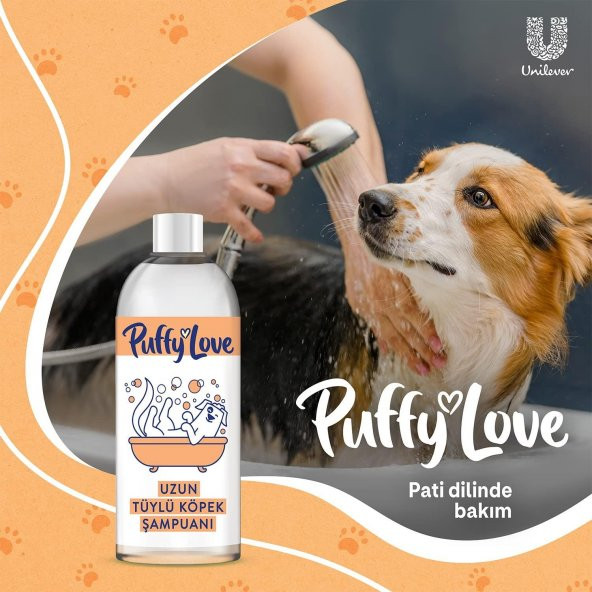 Puffy Love Ağırlaştırmayan Ekstra Yumuşaklık Sağlayan Uzun Tüylü Köpek Şampuanı 370 Ml (2 ADET) - 9