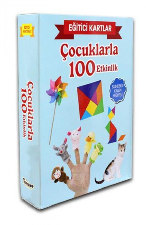 Eğitici Kartlar - Çocuklarla 100 Etkinlik - 2