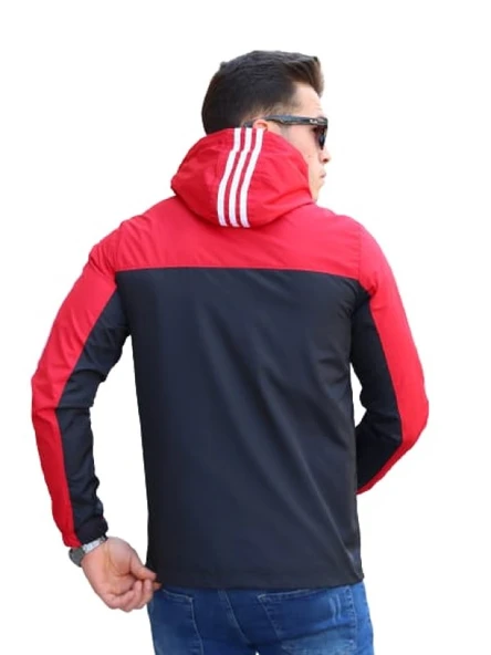 Adidas Erkek The Run Kapüşonlu Yağmurluk A-02074 - 9