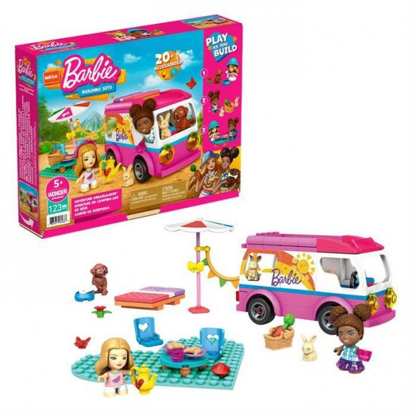 Mega Barbienin Karavanı GWR35 123 Parça Lego Lisanslı Ürün