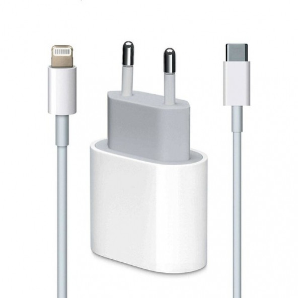 Apple Iphone 11-11 Pro Max Uyumlu Usb-C Orijinal Hızlı Şarj Aleti Seti 20w (ADAPTÖR+KABLO) - 2