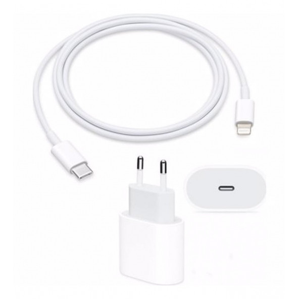 Apple Iphone 11-11 Pro Max Uyumlu Usb-C Orijinal Hızlı Şarj Aleti Seti 20w (ADAPTÖR+KABLO) - 3