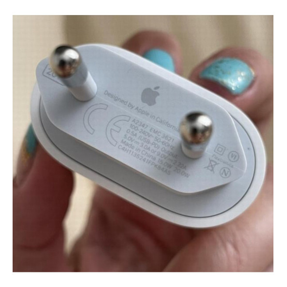 İphone Apple 20W USB-C Güç Adaptörü Başlığı MHJ3ZM/A TAM ORİJİNAL - 2