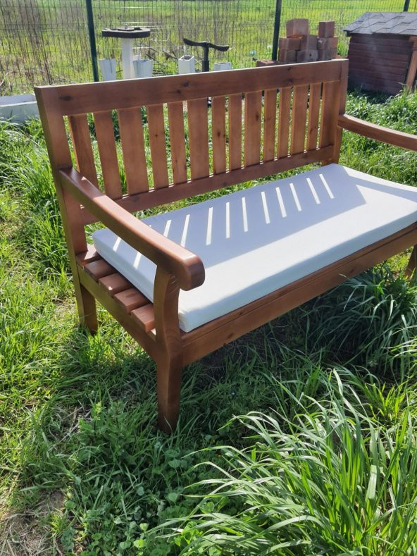 LÜKS İÇVE DIŞ MEKAN CİLALI SEDİR KOLTUK GENİŞ RAHAT 140 CM - 3