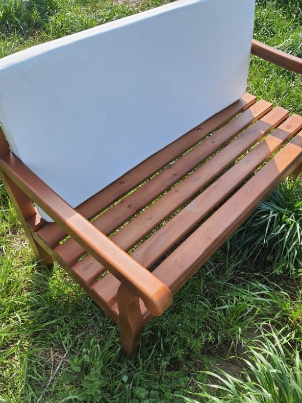 LÜKS İÇVE DIŞ MEKAN CİLALI SEDİR KOLTUK GENİŞ RAHAT 140 CM - 6
