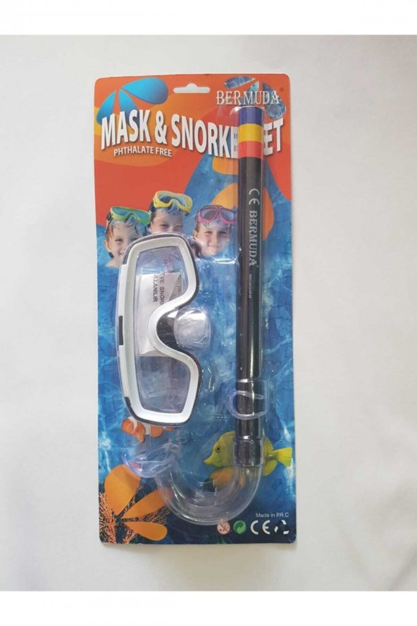Yüzücü Maske Şnorkel Seti