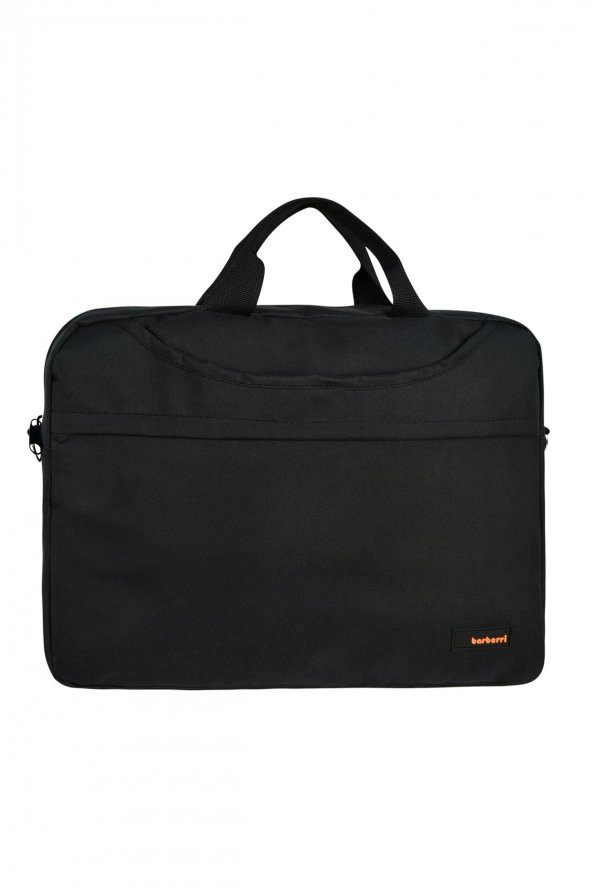 15.4 İnç Lüks Güçlendirilmiş Laptop Dizüstü Bilgisayar Çantası Siyah