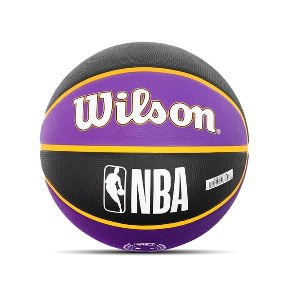 Wilson NBA Team Tribute LA Lakers Basket Topu - 4