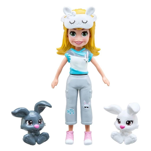 Orjinal Polly Pocket Hayvanlar Moda Seti Animals Fashion Pack HDW53 GGJ48 - Resim 4