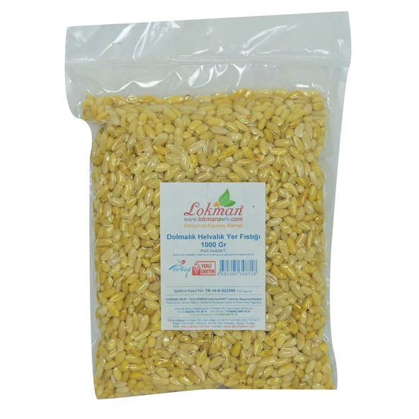 LokmanAVM Dolmalık Helvalık Yer Fıstığı 1000 Gr Paket ürün görseli 1