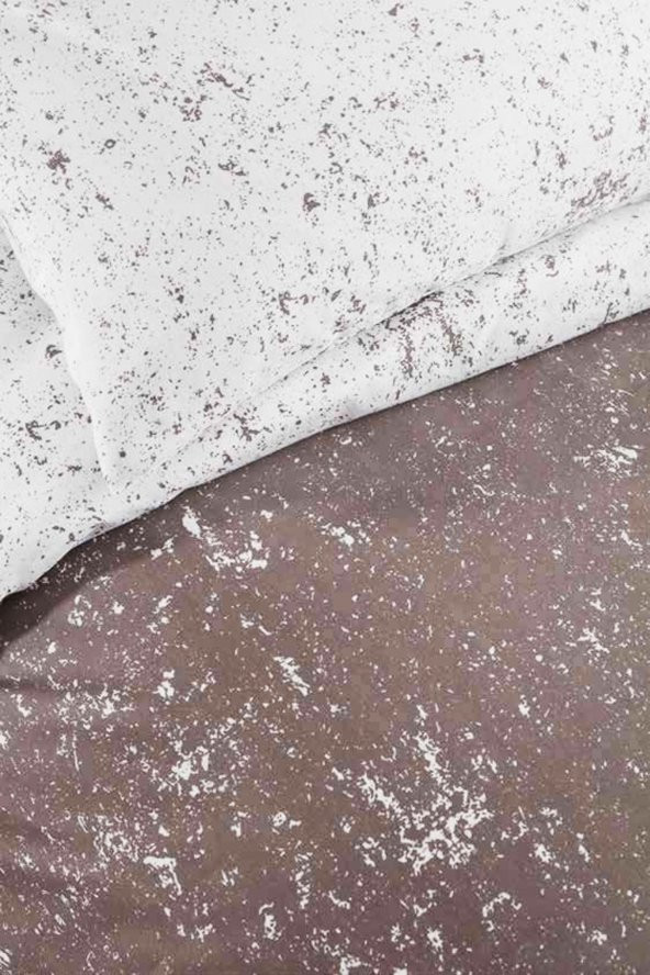 Çift Kişilik Pamuklu Nevresim Takımı Fitted Çarşaflı Lastikli Soul Wood - 2