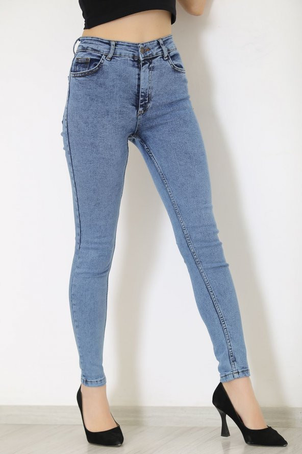 Dar Paça Kot Pantolon Mavi - 9043.1361. - 5