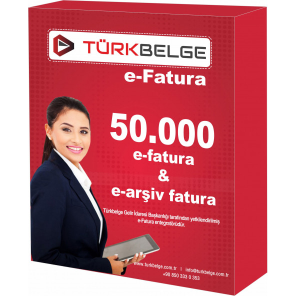 Türkbelge e-fatura / e-arşiv fatura 50.000 kontör