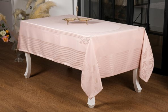 Finezza Mona Lüx Jakar Bambu Kumaş Pudra Masa Örtüsü 160x220 cm - 1080
