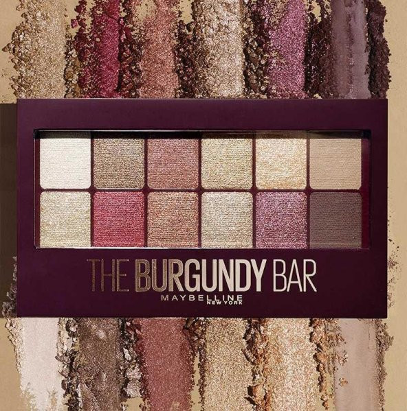 Maybelline The Burgundy Bar Far Paleti - 6