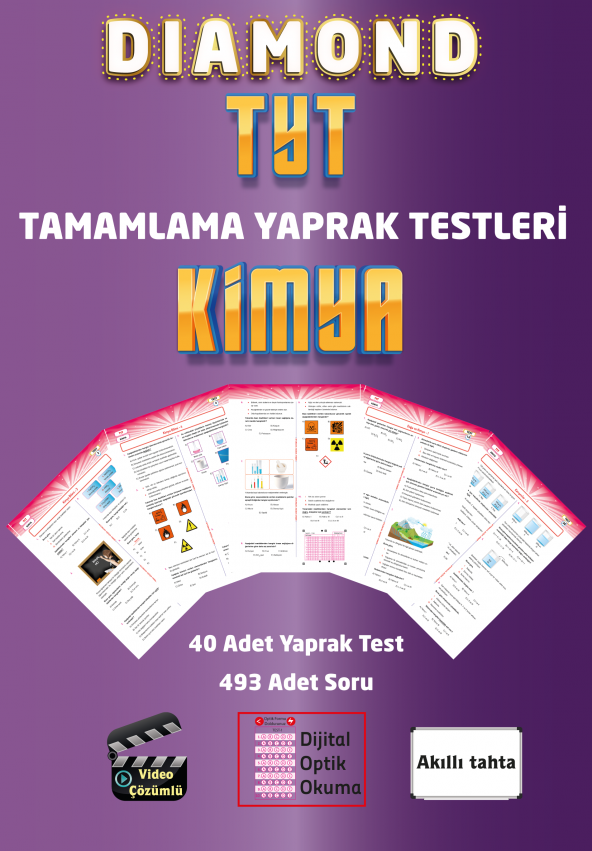 Gür Yayınları DIAMOND TYT Kimya Tamamlama Yaprak Testleri - 2
