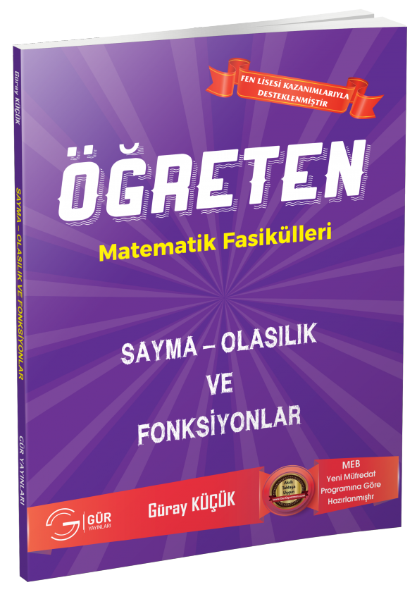 Gür Yayınları Öğreten Matematik Fasikülleri 10. Sınıf Fen Lisesi Sayma - Olasılık ve Fonksiyonlar ürün görseli 1