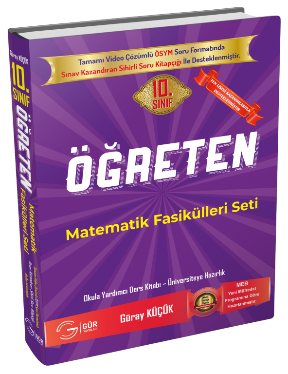 Gür Yayınları Öğreten Matematik 10. Sınıf Matematik Seti