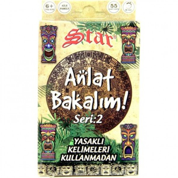 Star Anlat Bakalım 2'li Tabu Kartları Survivor Kart Oyunu Seri 1 ve Seri 2 Kelime Oyunu - 3