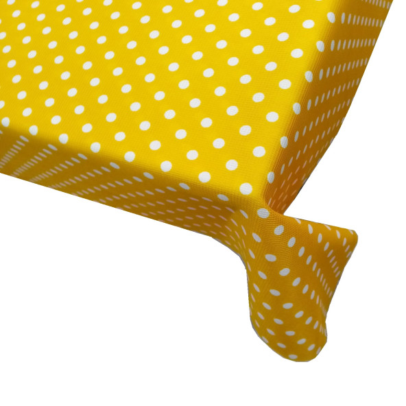 Hayat Home 120X160 Sarı Puantiyeli Polyester Dertsiz Masa Örtüsü