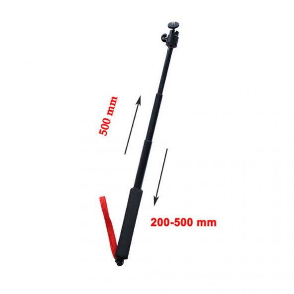 Tüm Aksiyon Kameralara Uyumlu Sualtı Monopod 53 cm - 6