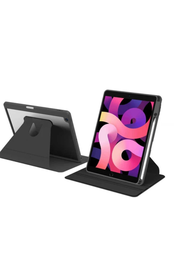 Apple iPad 10.2 2021 (9.Nesil) 360° Dönebilen Standlı Nayn Kılıf - Resim 10