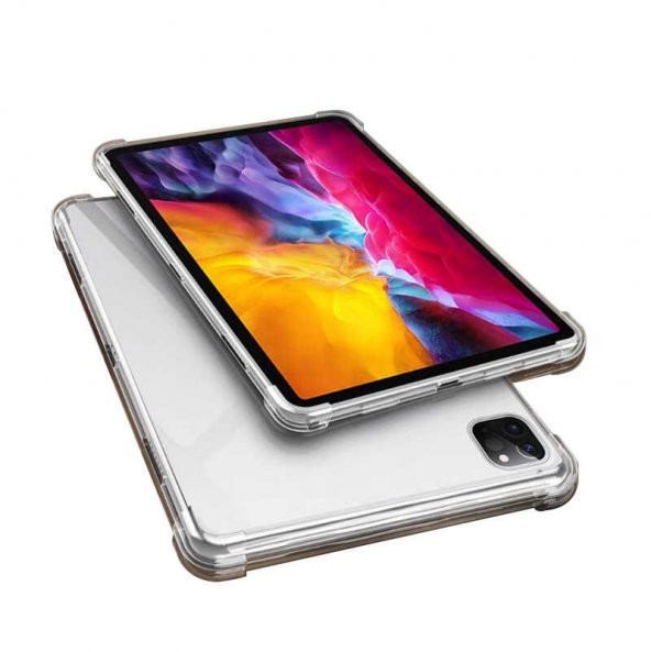 Apple iPad Pro 12.9 2020 Kılıf Fuchsia Tablet Nitro Anti Shock Silikon Kapak