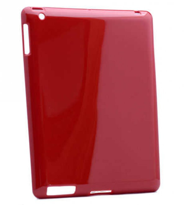 Apple iPad 2 3 4 Kılıf Fuchsia Tablet Süper Silikon Kapak