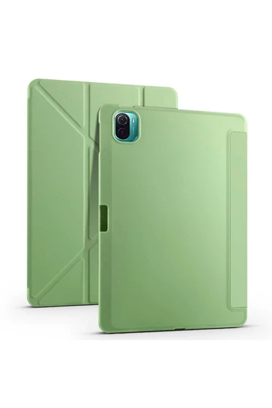 Xiaomi Mi Pad 5 Kalemlikli Standlı Katlanabilir Tablet Kılıfı - 8