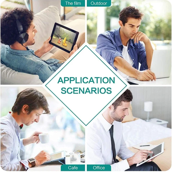 Apple iPad Pro 11 Fuchsia Tablet Blue Nano Screen Protector - Resim 4