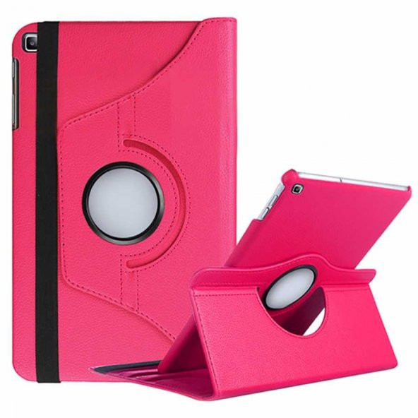 Galaxy T720 Tab S5E Fuchsia Dönebilen Standlı Kılıf