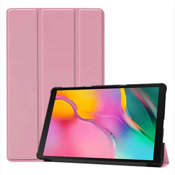 Galaxy Tab A 10.1 (2019) T510 Fuchsia Smart Cover Standlı 1-1 Kılıf