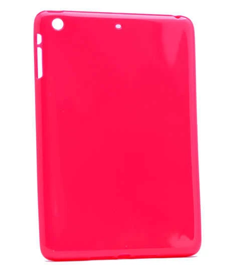 Apple iPad 5 Air Kılıf Fuchsia Tablet Süper Silikon Kapak - 4