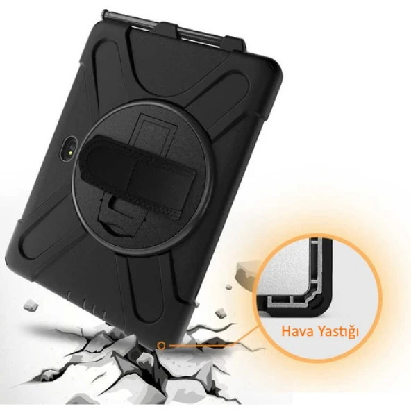 Apple iPad Mini 1-2-3-4 Defender Zırh Tablet Kılıfı Askı& Standlı - Resim 9