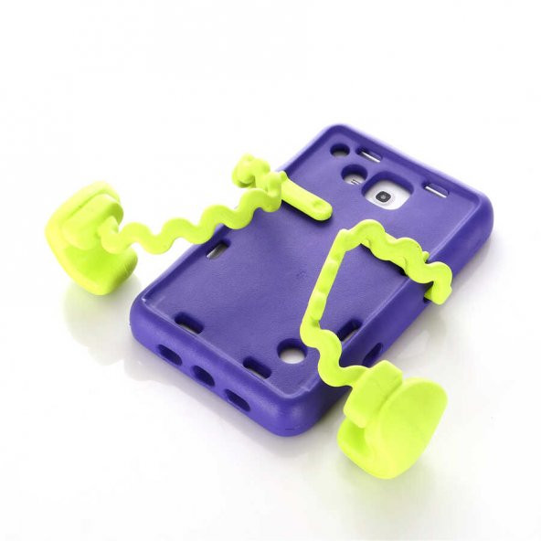 Galaxy Tab 3 Lite 7.0 T110 Fuchsia Eva Boxer Tablet Silikon - Resim 2