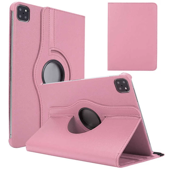 Apple iPad Air 10.9 2020 Fuchsia Dönebilen Standlı Kılıf