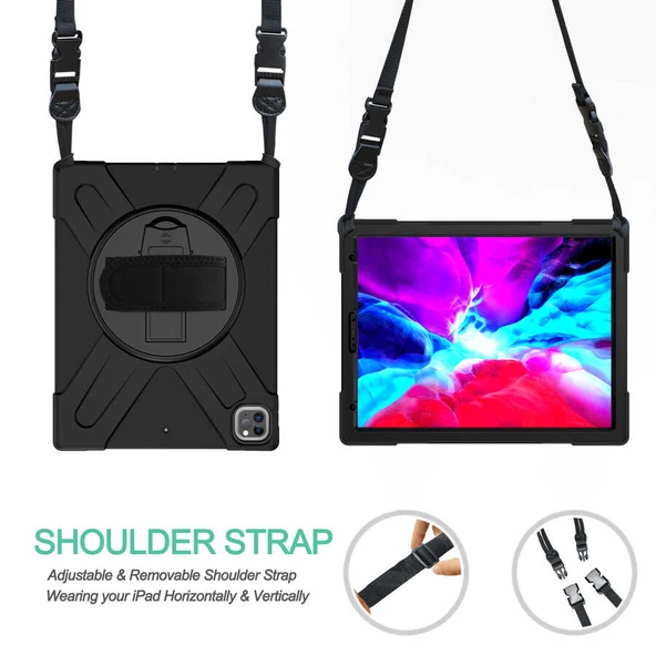 Apple iPad Pro 12.9 2020 (4.Nesil) Defender Zırh Tablet Kılıfı - Resim 5