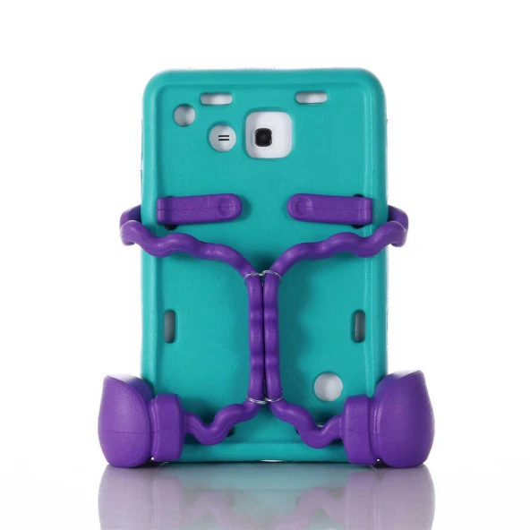 Galaxy Tab 3 Lite 7.0 T110 Fuchsia Eva Boxer Tablet Silikon - Resim 5