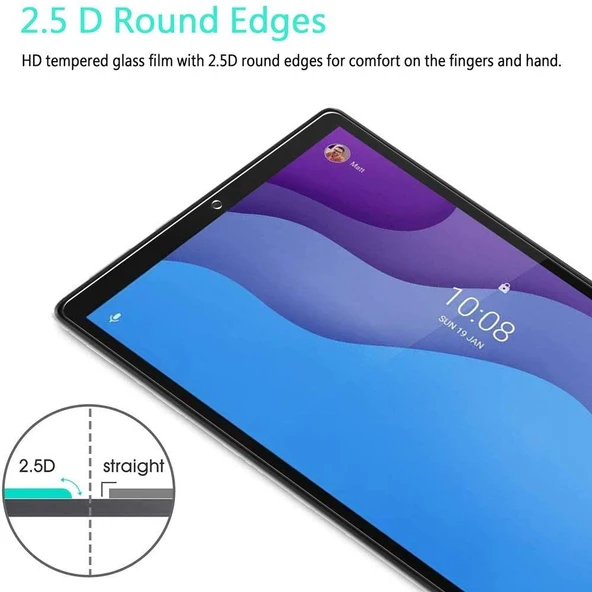 Lenovo M10 TB-X505F Fuchsia Tablet Blue Nano Screen Protector - Resim 5